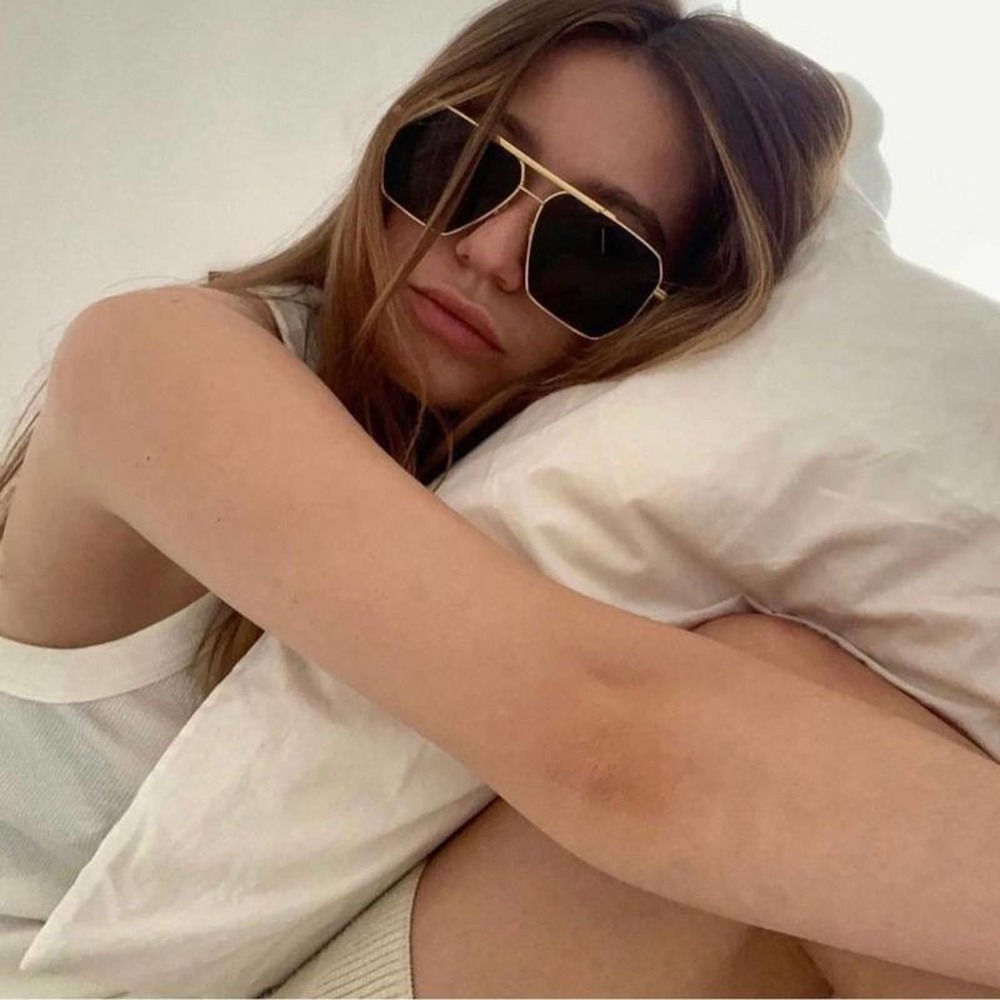 NEW Bottega Veneta BV1012S Brown Lens Aviator